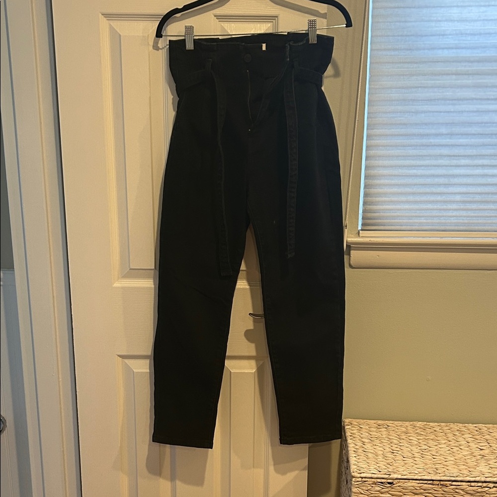 Eunina High Rise Black Jeans
